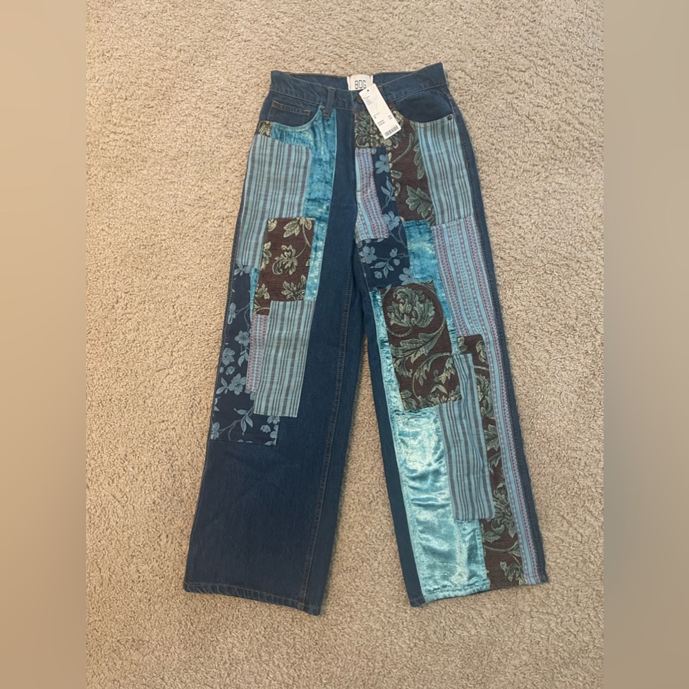 NWT BDG patchwork denim - sz 26